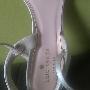 Kate Spade satin heel with glitter
